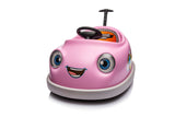 Electric Pink Bumper Car for Kids with Remote Control - 12V Toddler Vehicle