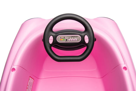 Electric Pink Bumper Car for Kids with Remote Control - 12V Toddler Vehicle