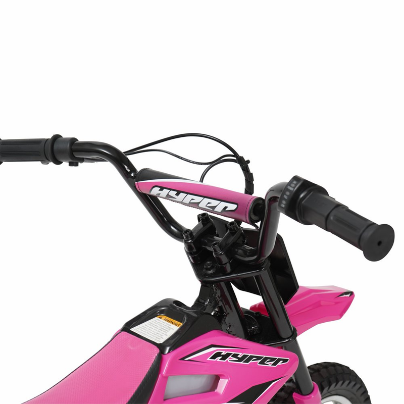 Electric Pink HPR 350 Dirt Bike: 24 Volt Motorcycle for Kids