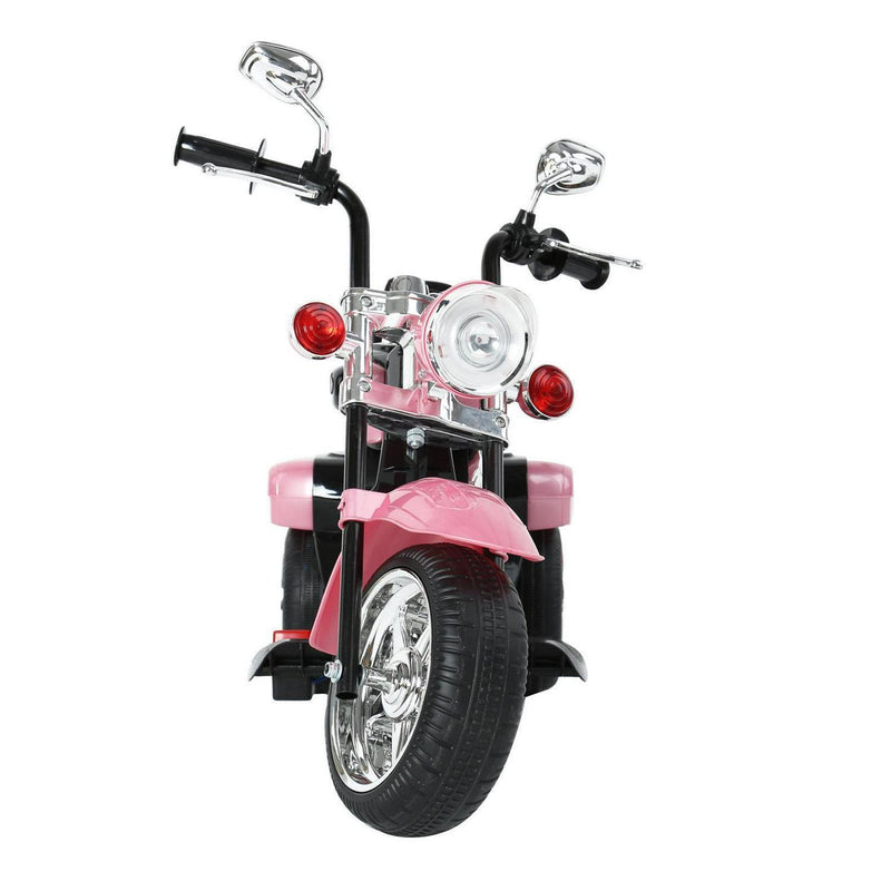 Electric Pink Motorcycle Ride-On Toy with MP3 Player - Suitable for Ages 2-4 Years - 6V 3-Wheel Design