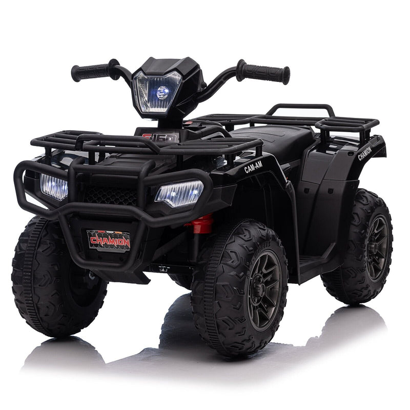 Electric 4-Wheeler Quad for Kids with 12V Battery, AUX Port, and USB