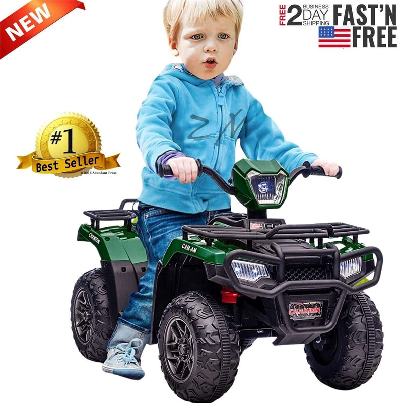Electric Quad ATV Car for Kids 3-9 Years - 12V Battery Powered with 4-Wheels