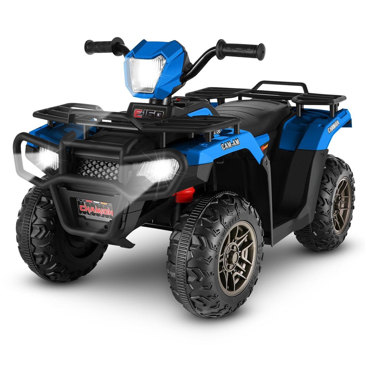 Electric Quad ATV Car for Kids with MP3 Music Player - 12V Battery Powered 4-Wheeler Truck