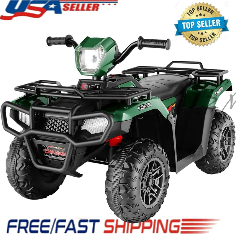 Electric Quad ATV for Kids 3-9 Years - 12V Battery Powered 4-Wheeler Truck