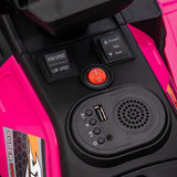 Electric Quad Ride-On Car for Kids with MP3 Music Player - 12V Battery Powered 4-Wheeler Truck