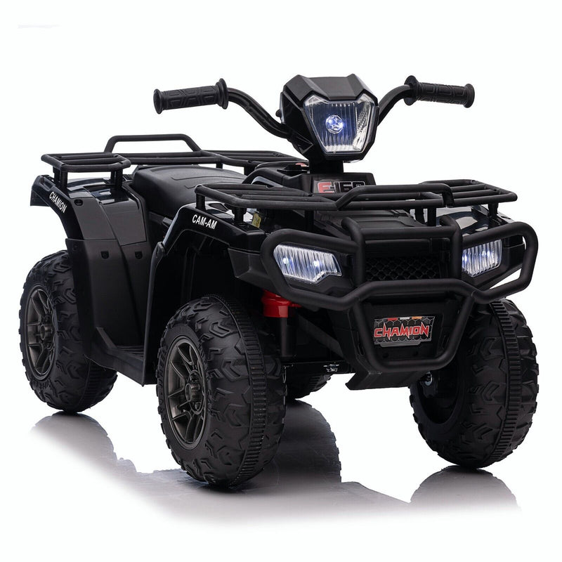 Electric Quad Ride-On Car for Kids with MP3 Music Player - 12V Battery Powered 4-Wheeler Truck