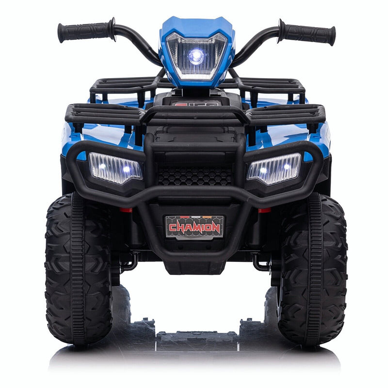 Electric Quad Ride-On Car for Kids with MP3 Music Player - 12V Battery Powered 4-Wheeler Truck