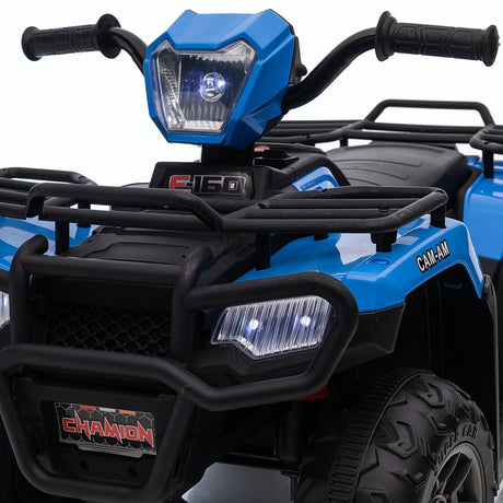Electric Quad Ride-On Car for Kids with MP3 Music Player - 12V Battery Powered 4-Wheeler Truck