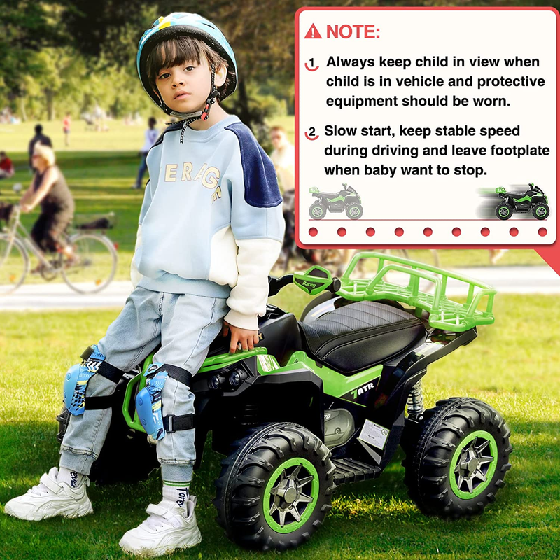 Electric Quad Vehicle for 3-7 Year Olds: The Perfect ATV Toy for Kids!