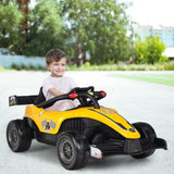 Electric Racing Truck for Kids with 2 Speeds, Remote Control, MP3 Player, and Lights - 12V
