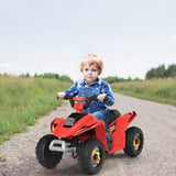 Electric Rechargeable Battery Quad ATV for Kids - 4-Wheeled Quad Bike for Children