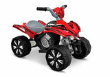 Electric Red ATV Quad 4 Wheeler Ride-On Toy Car with 6V Battery Power for Kids