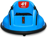 Electric Ride-On Bumper Car for Kids - 5 Vibrant Colors, Remote Control, and Lights Included