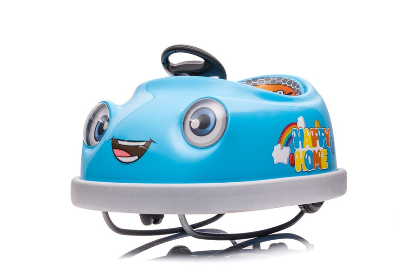 Electric Ride-On Car for Kids Ages 1-6 with Dual 12V Motors and Pushrod Steering