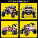 Electric Ride-On Car for Kids Ages 3-8: ATV Truck with 12V/24V Power Wheels