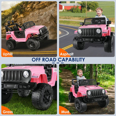 12V Electric Ride-On Car for Kids - Lamborghini and Mercedes Benz G500 Models