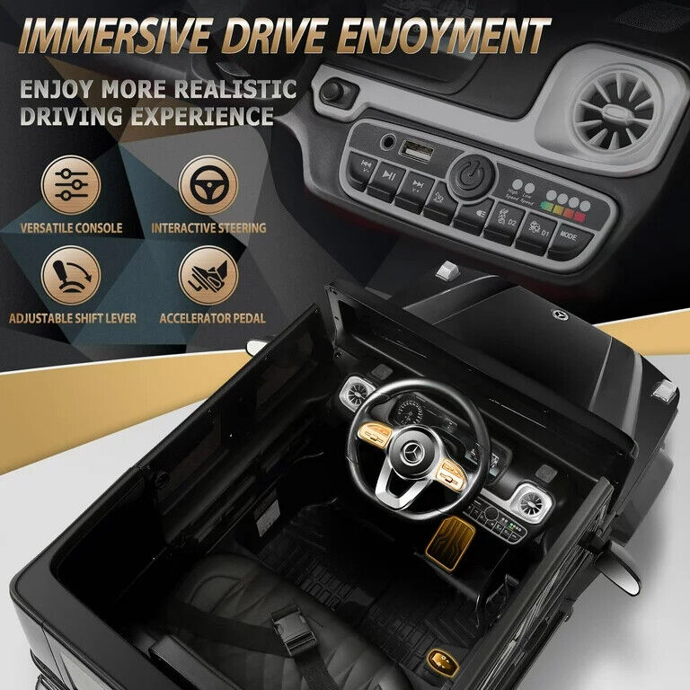 12V Electric Ride-On Car for Kids - Lamborghini and Mercedes Benz G500 Models