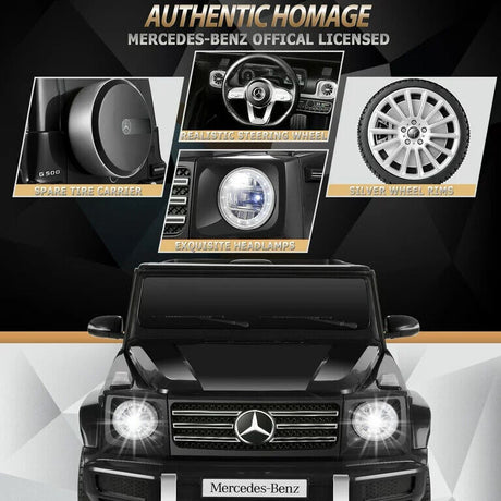12V Electric Ride-On Car for Kids - Lamborghini and Mercedes Benz G500 Models