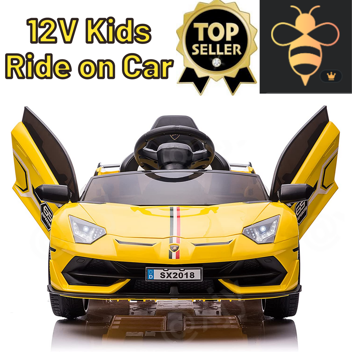 Electric Ride-On Car for Kids: Lamborghini & Mercedes Benz G500 Models