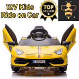 12V Electric Ride-On Car for Kids - Lamborghini & Mercedes Benz G500 in 1