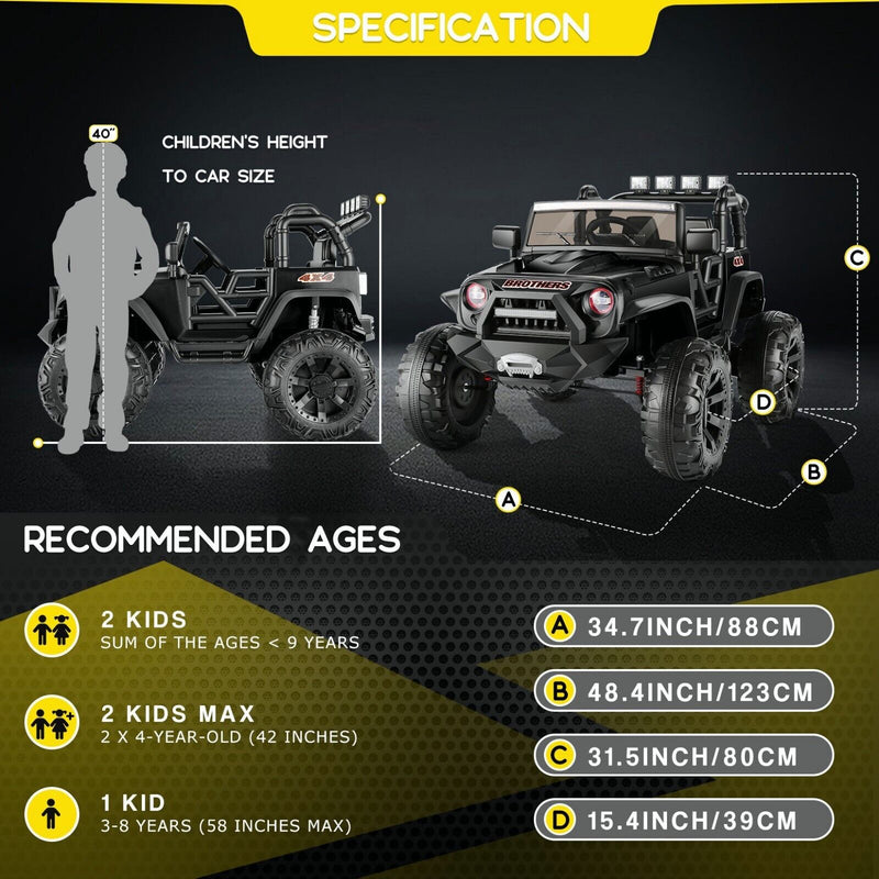 12V Electric Ride-On Car for Kids - Lamborghini & Mercedes Benz G500 Models