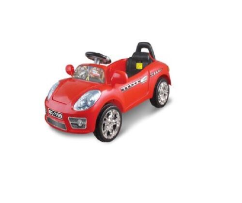 Electric Ride-On Car for Kids - Remote Control Luxury Vehicle in Red