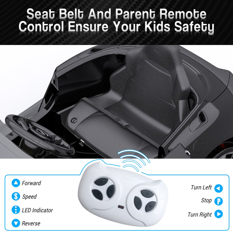 Electric Ride-On Car for Kids with 2 Speeds and Parental Remote Control - Perfect Children's Gift