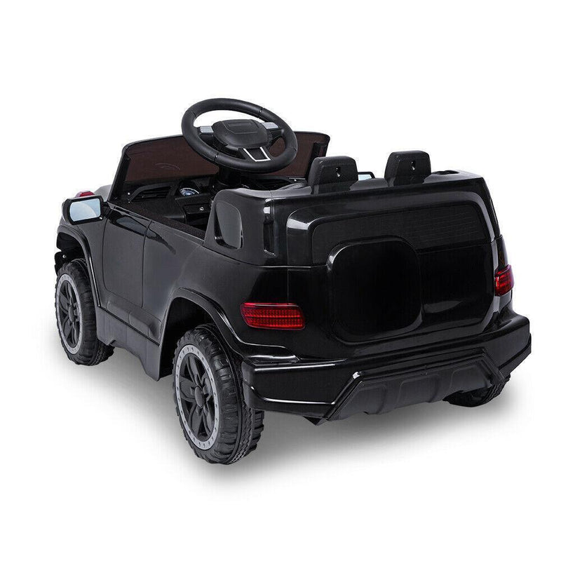 Electric Ride-On Car for Kids with 3 Speed Modes and Remote Control - Black