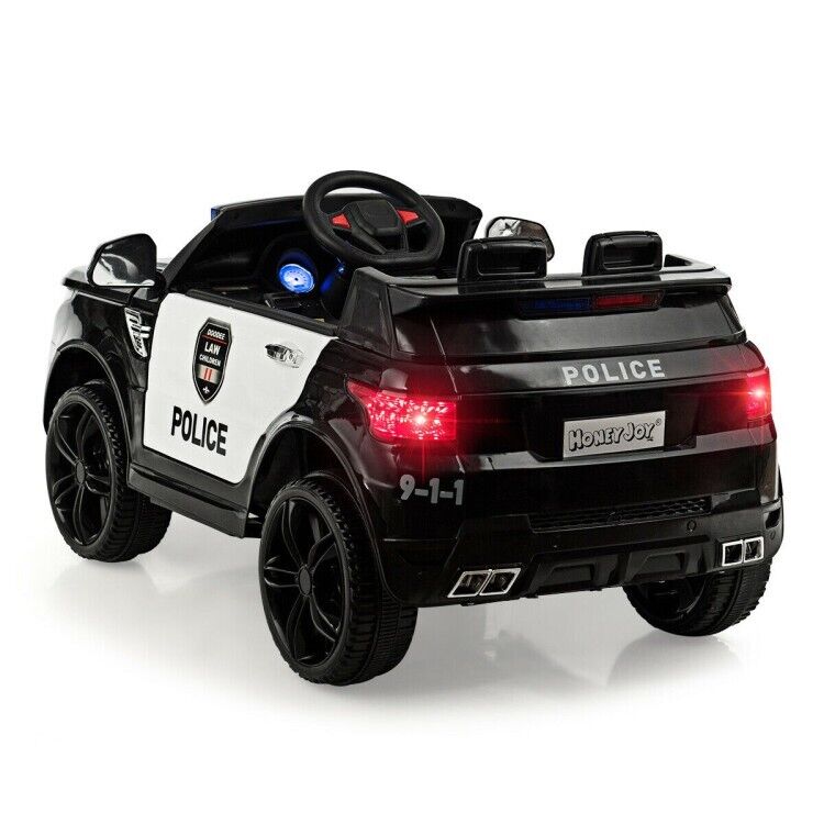 Electric Ride On Car for Kids with 3 Speeds, Lights, Music & Remote Control - 12V