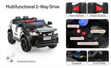 Electric Ride On Car for Kids with 3 Speeds, Lights, Music & Remote Control - 12V