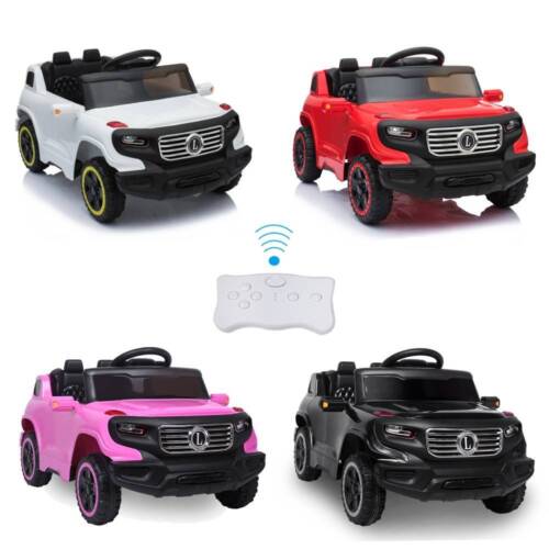 Electric Ride-On Car for Kids with Adjustable Seat and Remote Control - 4 Wheel Power Toy
