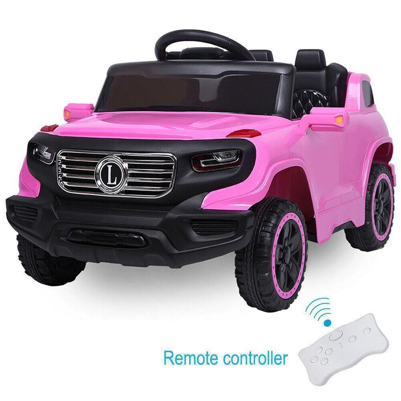 Electric Ride-On Car for Kids with Adjustable Seat and Remote Control - 4 Wheel Power Toy
