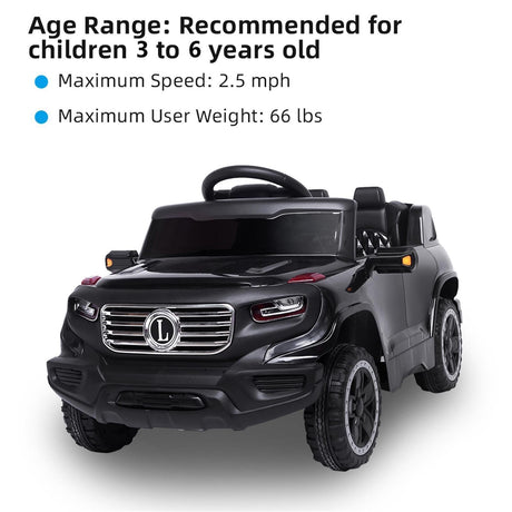 Electric Ride-On Car for Kids with Adjustable Seat and Remote Control - 4 Wheel Power Toy