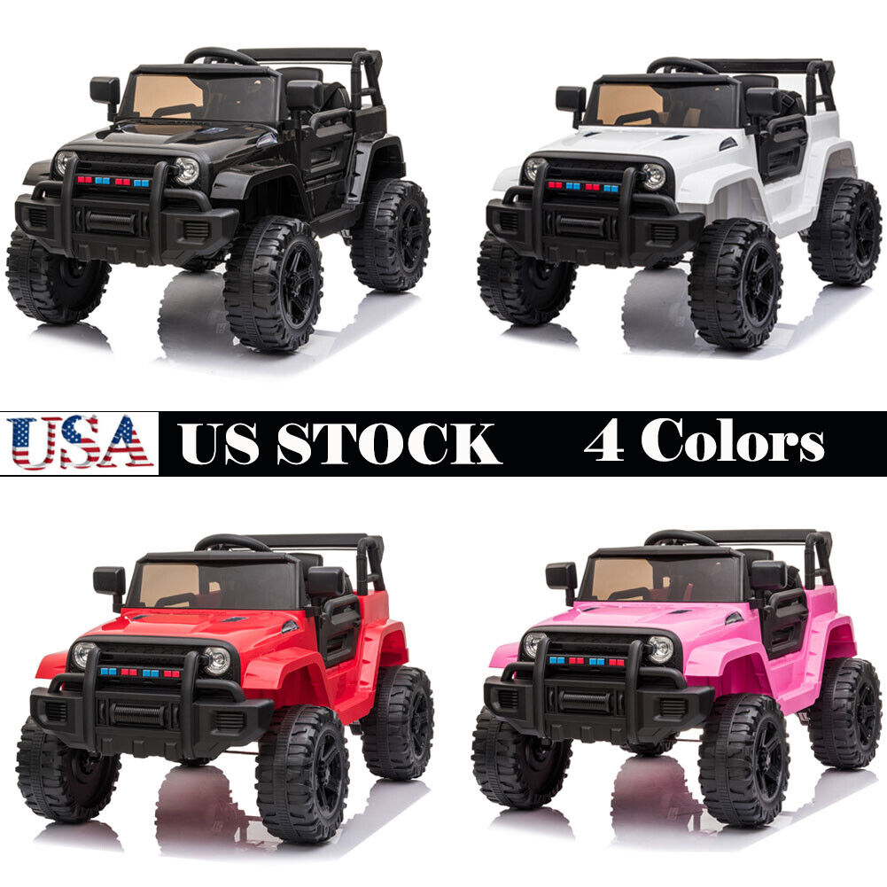 Electric Ride-On Car for Kids with Dual Drive and Remote Control