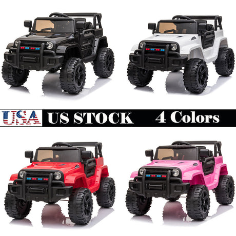 Electric Ride-On Car for Kids with Dual Drive and Remote Control