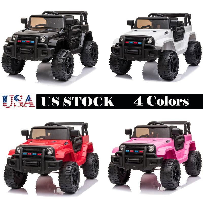 Electric Ride-On Car for Kids with Dual Drive and Remote Control