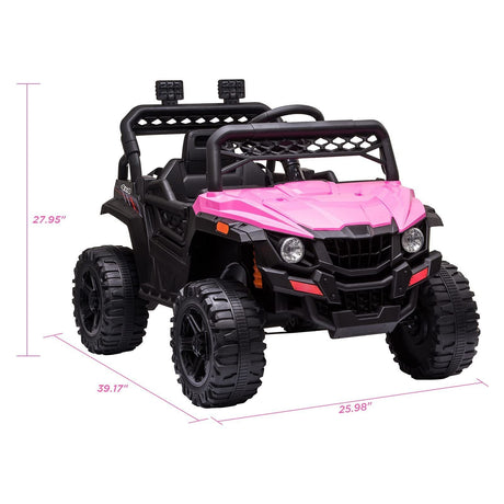 Electric Ride-On Car for Kids with LED Lights, Music, and Remote Control - Perfect Gift for Little Drivers!