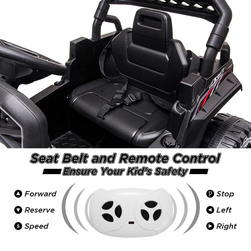 Electric Ride-On Car for Kids with LED Lights, Music, and Remote Control - Perfect Gift for Little Drivers!