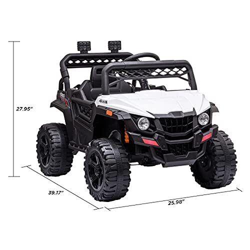 Electric Ride-On Car for Kids with LED Lights, Music, and Remote Control - Perfect Gift for Little Drivers!