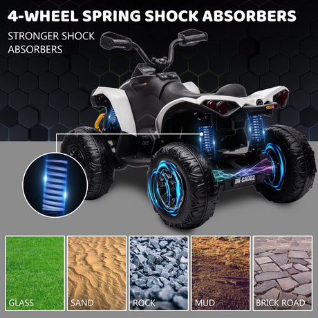 Electric Ride-On Car for Kids with LED Lights, Music, and Wide Seat - Perfect Gift for Playtime Fun!