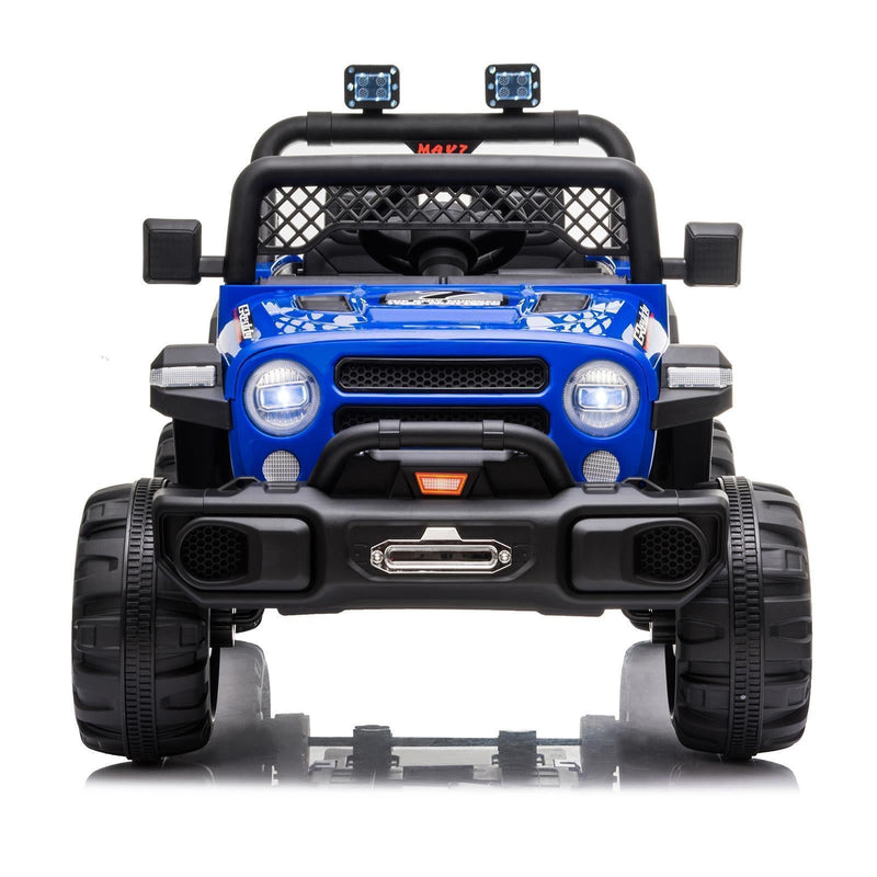 Electric Ride-On Car for Kids with MP3, LED Lights, Remote Control, and Adjustable Seat Belt