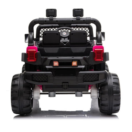 Electric Ride-On Car for Kids with MP3, LED Lights, Remote Control, and Adjustable Seat Belt