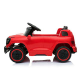 Electric Ride-On Car for Kids with MP3 Player, Lights, and Remote Control - Red