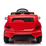 Electric Ride-On Car for Kids with MP3 Player, Lights, and Remote Control - Red