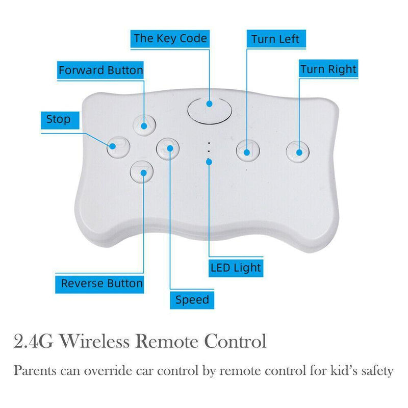 Electric Ride-On Car for Kids with Music, Lights, and Remote Control - Perfect for Safe and Fun Playtime!