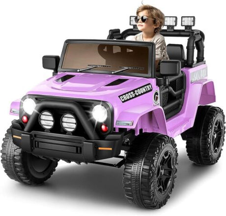 Electric Ride-On Car for Kids with Parent Remote Control and 3 Speed Options