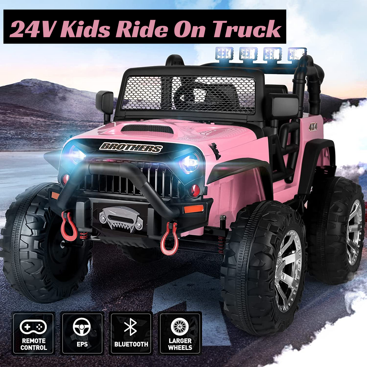 Electric Ride-On Car for Kids with Parental Remote Control, MP3 Player, and Gift Option
