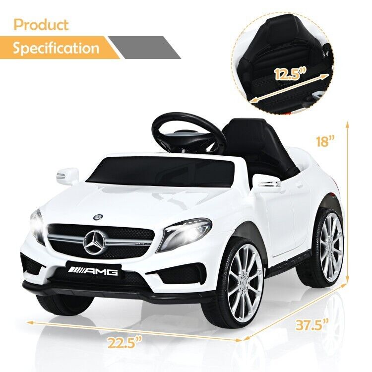 Electric Ride On Car for Kids with Remote Control - 12V Powered Toy for Boys and Girls