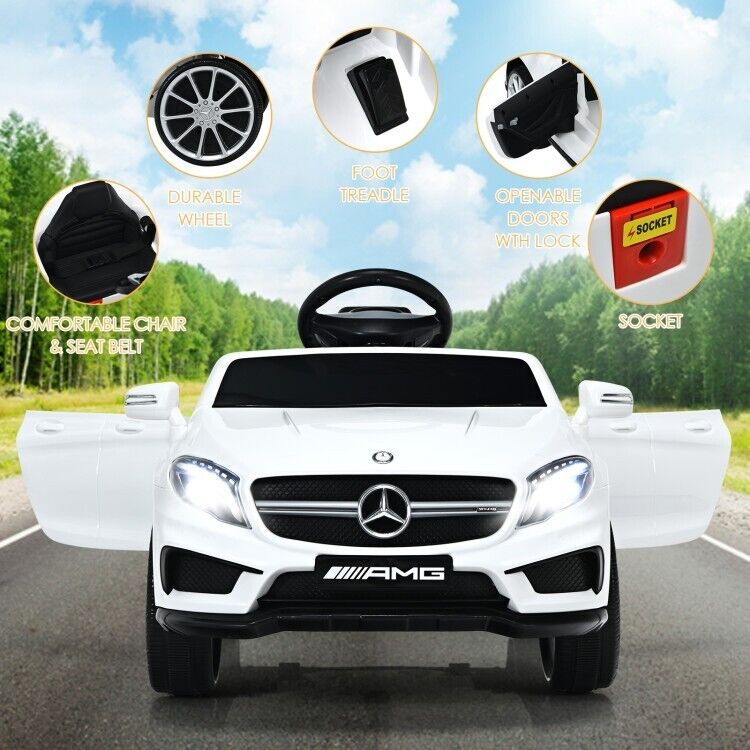 Electric Ride On Car for Kids with Remote Control - 12V Powered Toy for Boys and Girls