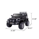 Electric Ride-On Car for Kids with Remote Control - 12V Rechargeable Battery, 4 MPH Speed